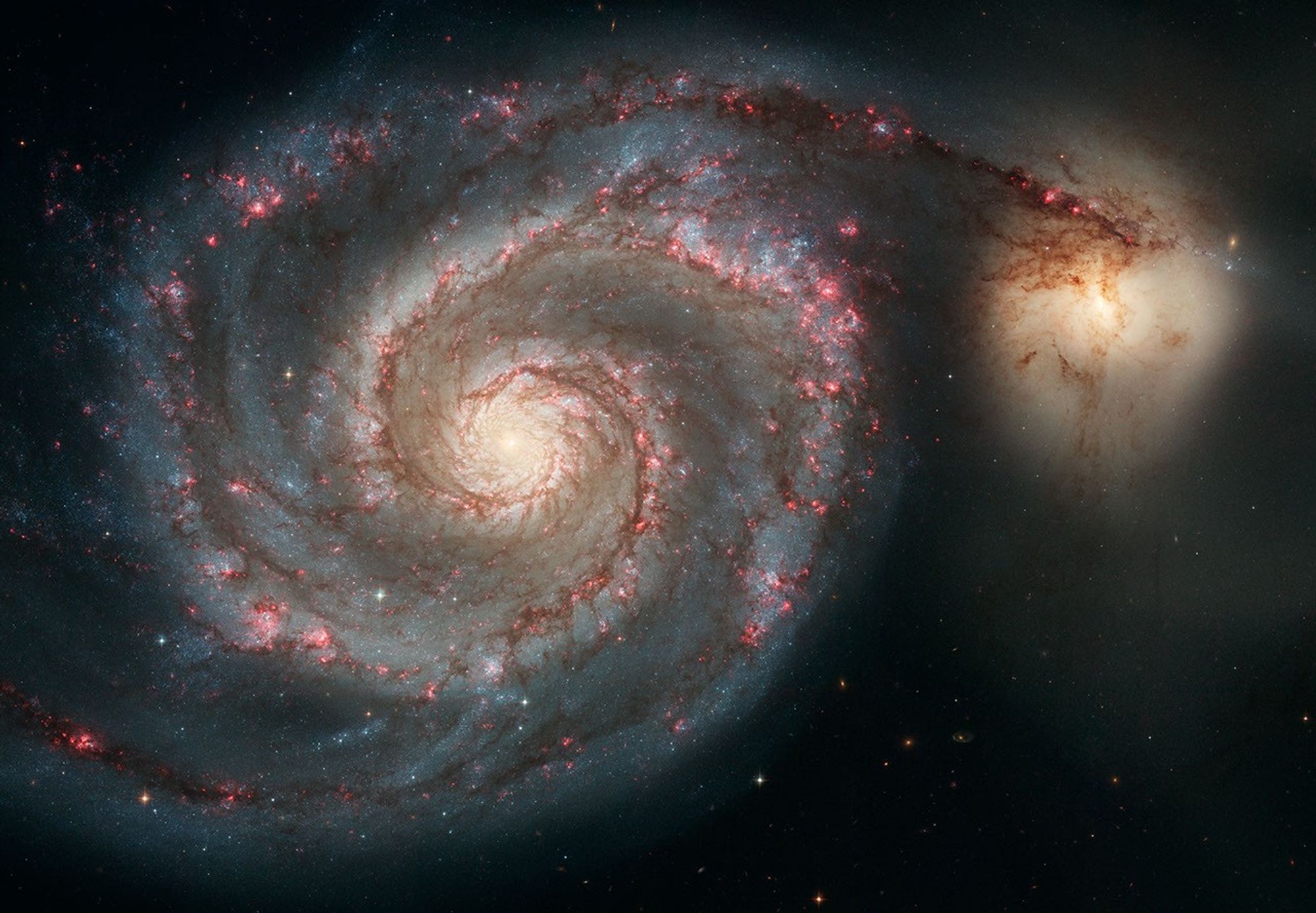 Whirlpool galaxy observation